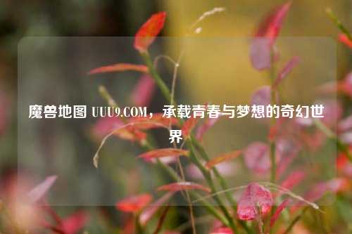 魔兽地图 UUU9.COM，承载青春与梦想的奇幻世界