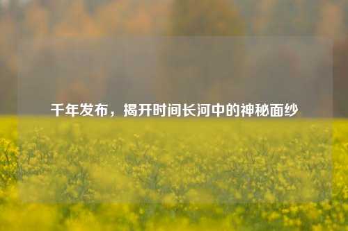 千年发布，揭开时间长河中的神秘面纱